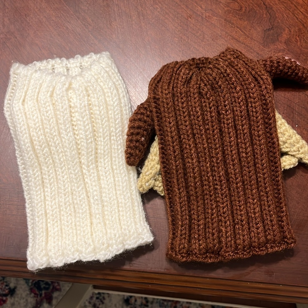 New Adorable Snoods in Panda and Reindeer. Ear protectors for feeding. Medium - Picture 3 of 5